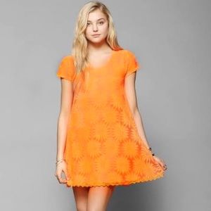 Urban Outfitters Kimchi blue  Neon DRESS SZ S